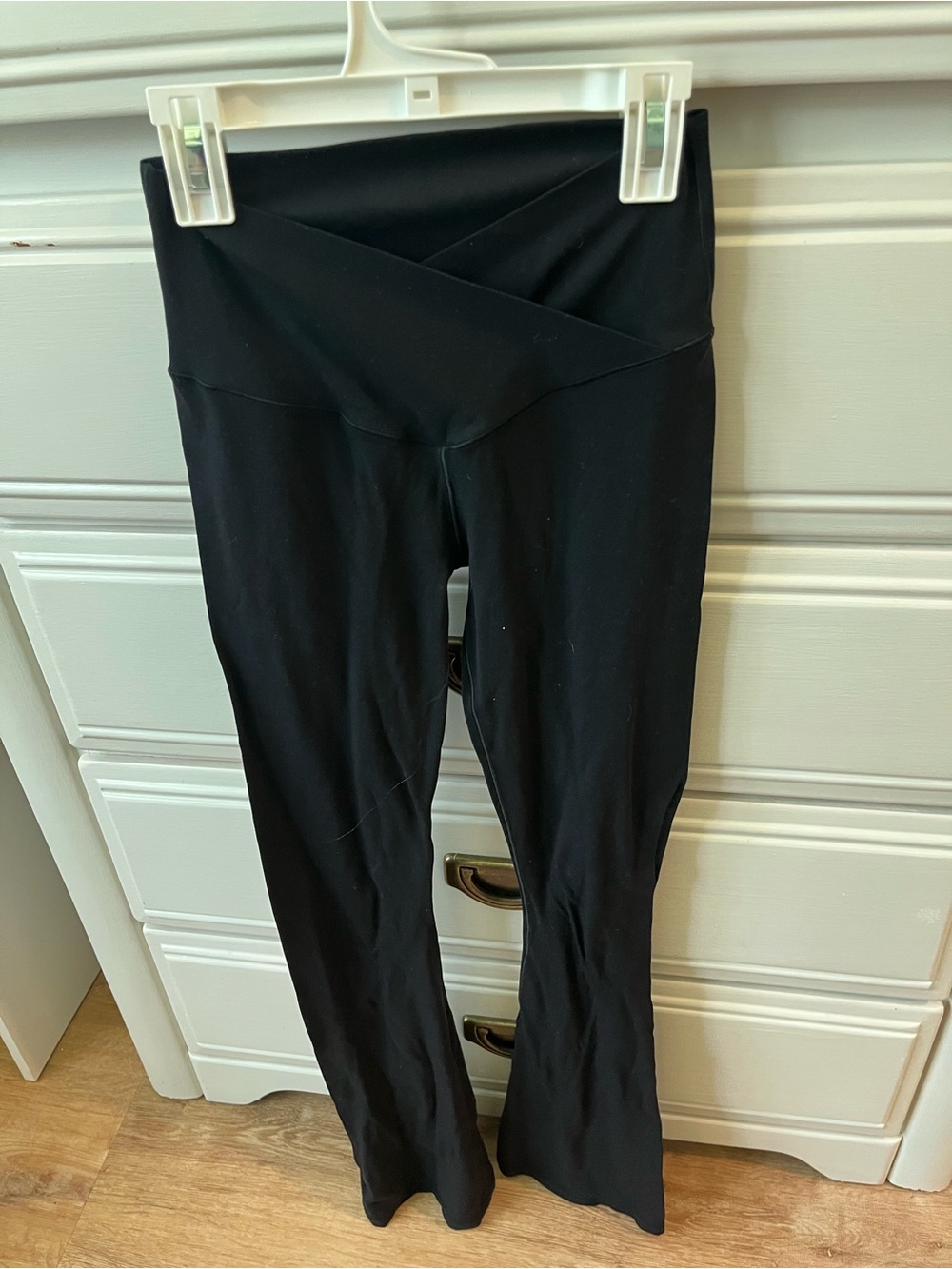 aerie Black 'Offline' High-Rise Flare Leggings